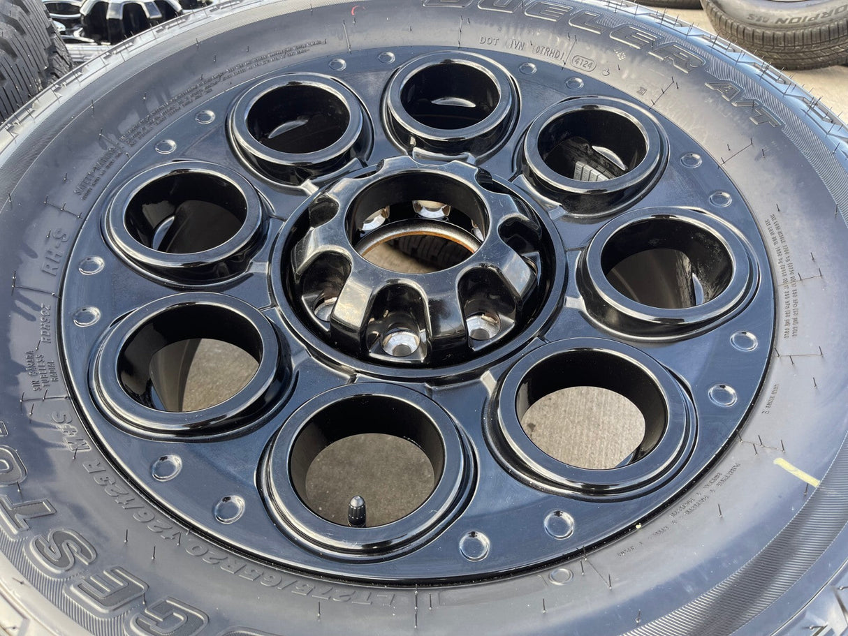 20" Ford F-250 F-350 OEM black Lariat 10299 10484 wheels rims 2024 2025 2026 NEW Texas Truck Tire