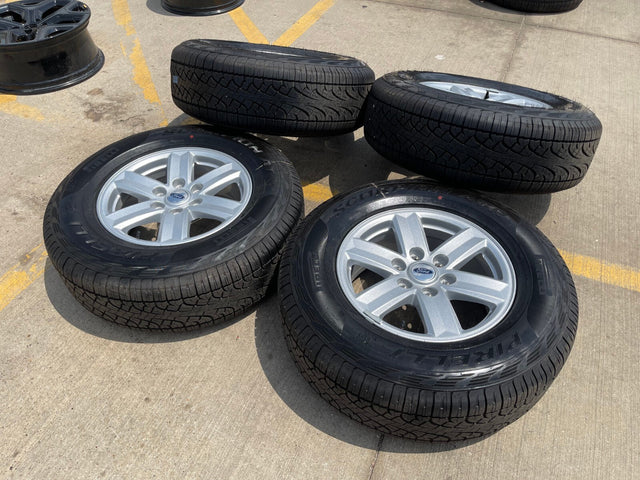 17" Ford F-150 Expedition OEM rims wheels 10339 tires 2025 2026 NEW PIRELLI A/T Texas Truck Tire