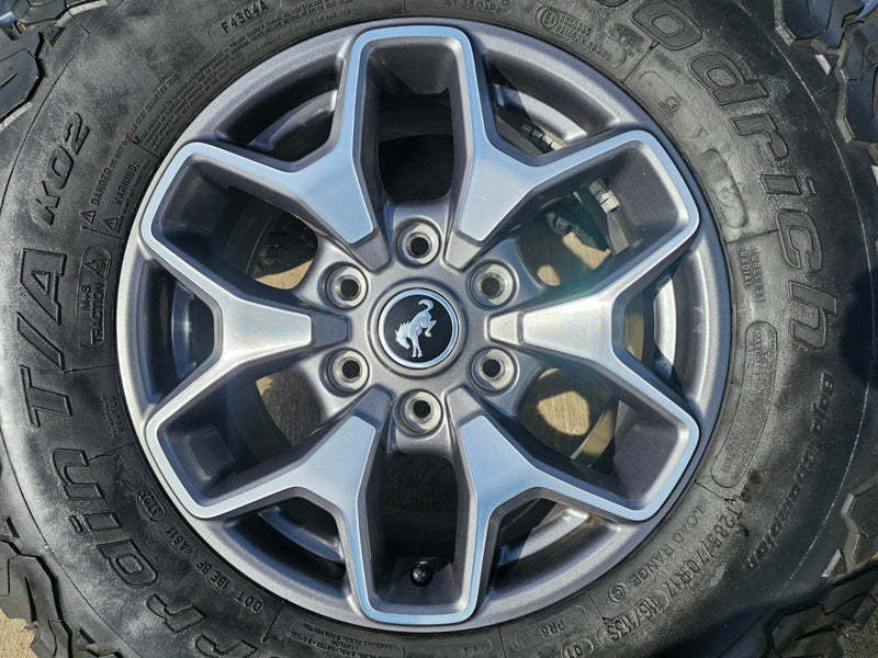 17" Ford Bronco wheels rims SASQUATCH 95229 10387 Ranger BFG KO2 A/T Texas Truck Tire