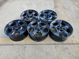 17" Jeep Wrangler Gladiator Rubicon OEM 9236 wheels rims 2021 2022 2023 2024 NEW Texas Truck Tire