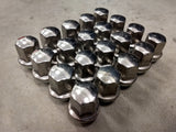 (20) 14x1.5 OEM Dodge RAM 1500 Charger Challenger SRT lug nuts polished OE Texas Truck Tire