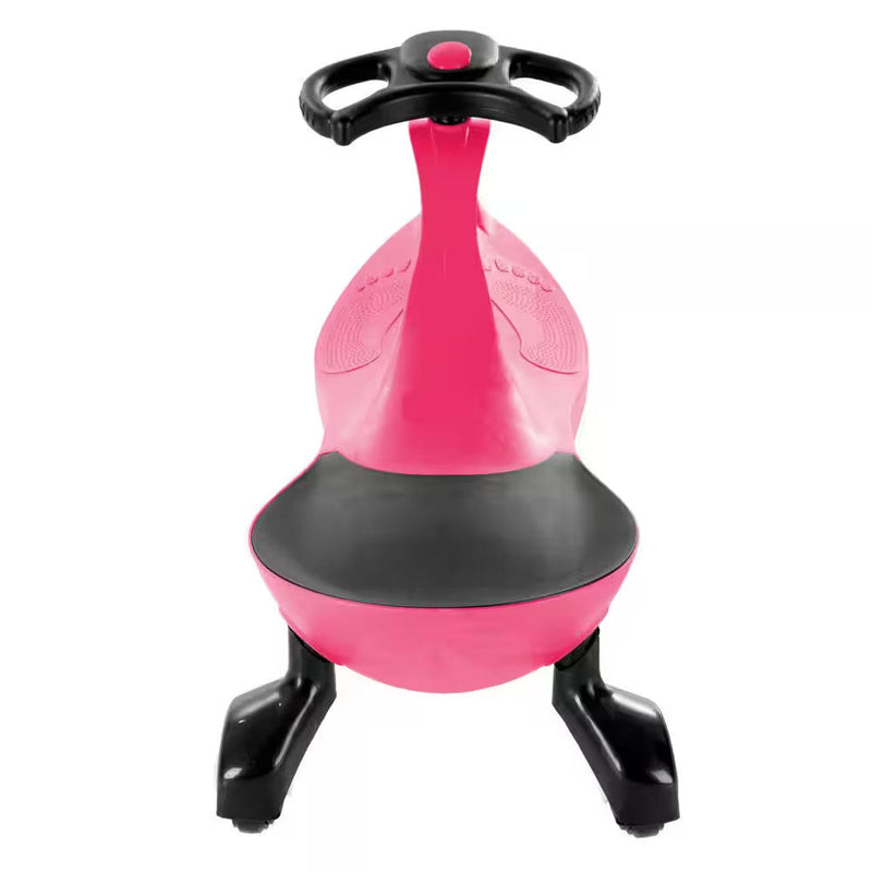 Wiggle Ride-On Car Toy with Twist and Swivel Steering, No Batteries, Gears, or Pedals Needed