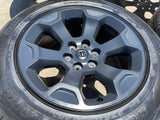 20" Dodge Ram 1500 OEM Laramie Black 2680 wheels rims tires 2024 2025 2026 NEW Texas Truck Tire