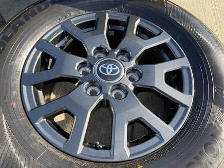 17" Toyota 4Runner Tacoma TRD OEM 94254 10637 wheels rims 2024 2025 2026 NEW Texas Truck Tire