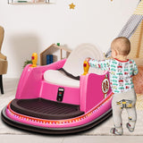 6V Electric Ride-On Bumper Car for Toddlers with Remote Control and 360° Spin
