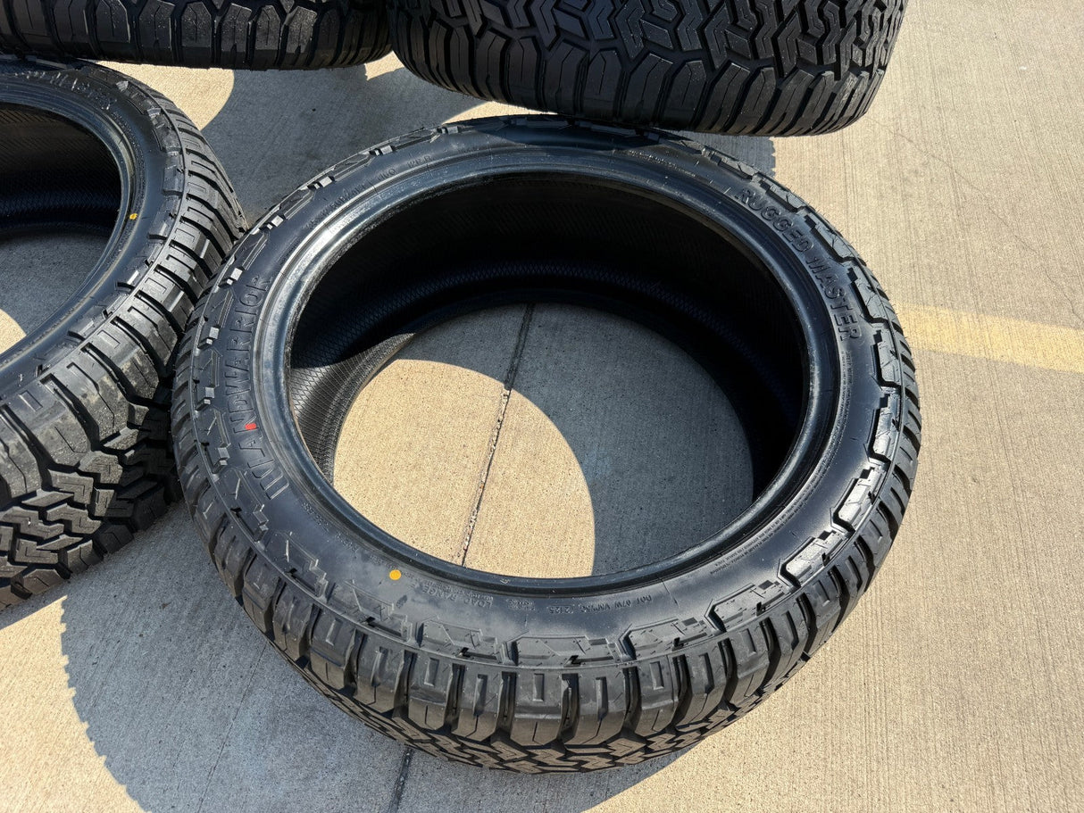 (4) 35x12.5x24 Land Warrior Rugged Master X/T tires F-150 Silverado LT 12 ply F Texas Truck Tire