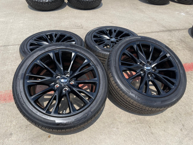 20" Cadillac XT4 OEM black wheels rims tires 2023 2024 2025 2026 NEW Texas Truck Tire