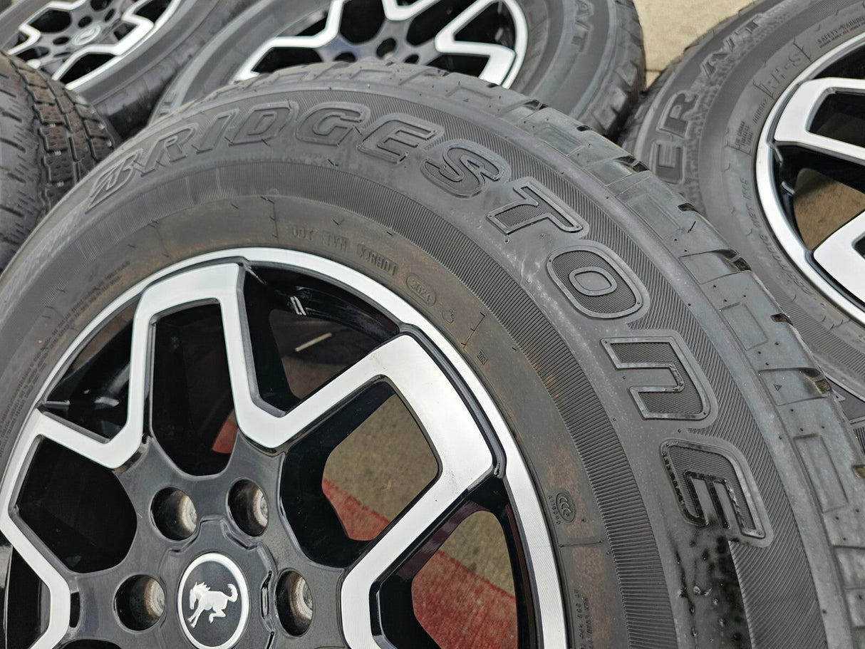 18" Ford Bronco wheels rims black 95213 Ranger tires 2022 2023 2024 2025 2026 Texas Truck Tire