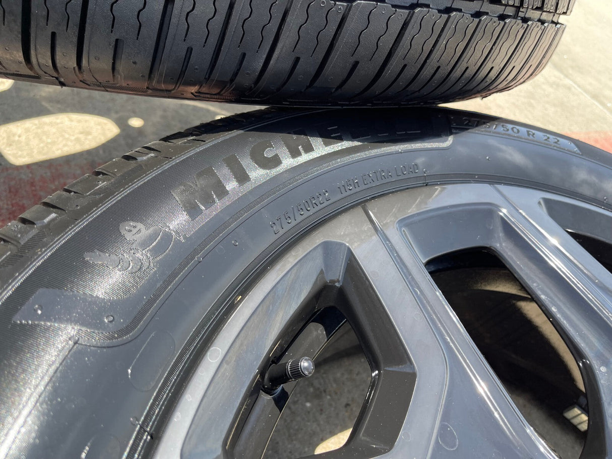22" Rivian R1T R1S OEM wheels rims tires 2022 2023 2024 2025 2026 NEW MICHELIN Texas Truck Tire