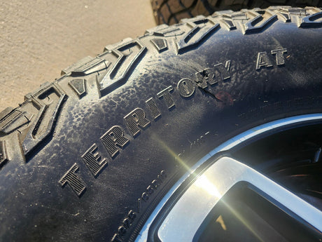 18" Ford Bronco wheels rims tires black 95213 Ranger GOODYEAR 35" Texas Truck Tire