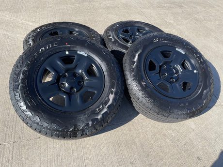 17" Jeep Gladiator OEM wheels rims Steel 9220 9240 Wrangler 2025 2026 NEW Texas Truck Tire