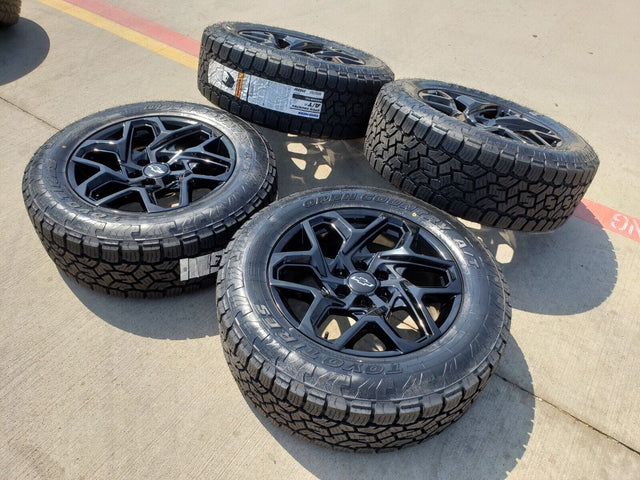 20" GMC Sierra Yukon AT4X Tahoe OEM 95369 wheels rims 2023 2024 2025 NEW Texas Truck Tire