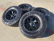 18" Dodge Ram 1500 TRX RHO Black OEM 66002 wheels rims TOYO A/T3 35" Texas Truck Tire