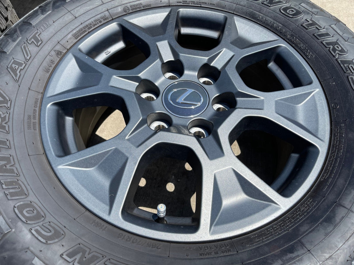 18" Lexus GX550 OEM 10544 wheels rims Land Cruiser Tundra Sequoia 2024 2025 Texas Truck Tire
