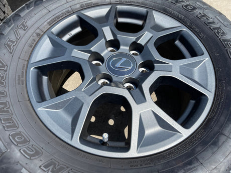 18" Lexus GX550 OEM 10544 wheels rims Land Cruiser Tundra Sequoia 2024 2025 Texas Truck Tire