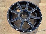 20x9 Ballistic Morax 845 Jeep Wrangler Gladiator rim wheel 5x127 5x5 5x4.5 5x114 Texas Truck Tire