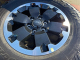 18" Ford Bronco BADLANDS OEM black wheels rims 10282 Ranger 2024 2025 TOYO NEW Texas Truck Tire