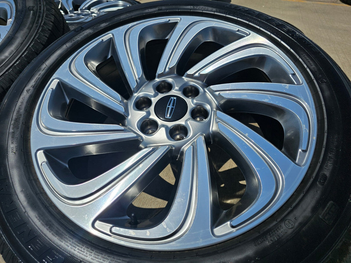 22" Lincoln Navigator OEM rims wheels tires 10497 RESERVE 2023 2024 2025 NEW Texas Truck Tire