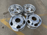 17" Ford F-350 Dually OEM 10477 10478 rims wheels 2023 2024 2025 2026 POLISHED Texas Truck Tire