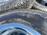 17" Dodge Ram 3500 Dually Laramie 8x200 wheels rims 2703 2704 OEM tires IRONMAN Texas Truck Tire
