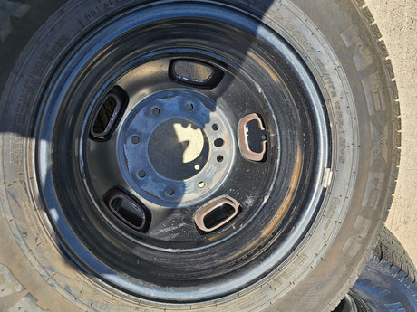 17" Dodge Ram 3500 Dually Laramie 8x200 wheels rims 2703 2704 OEM 2024 2025 NEW Texas Truck Tire