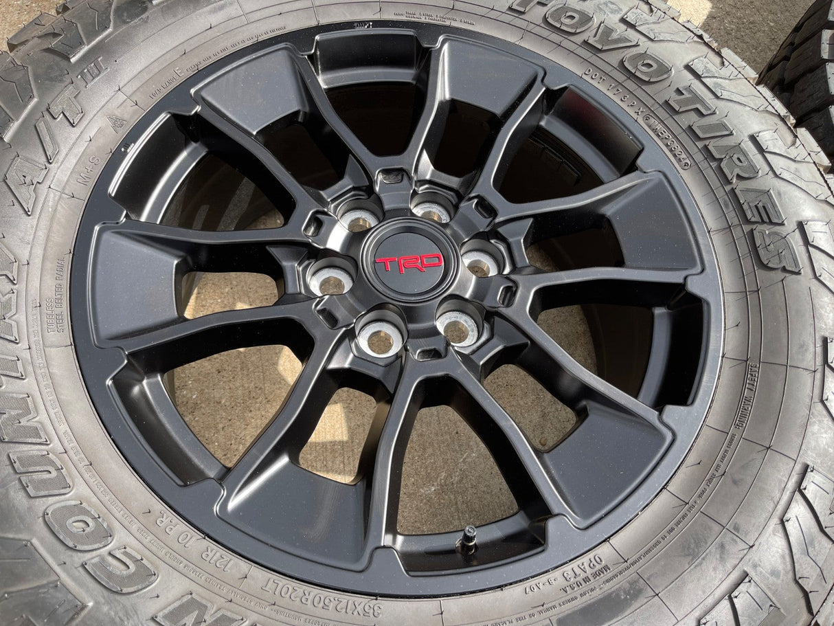 20" Toyota Tundra TRD OEM wheels rims 95314 65196 Sequoia TOYO A/T3 35" Texas Truck Tire