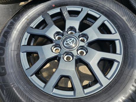 17" Toyota 4Runner Tacoma TRD OEM 94254 10637 wheels rims 2025 2026 NEW Texas Truck Tire