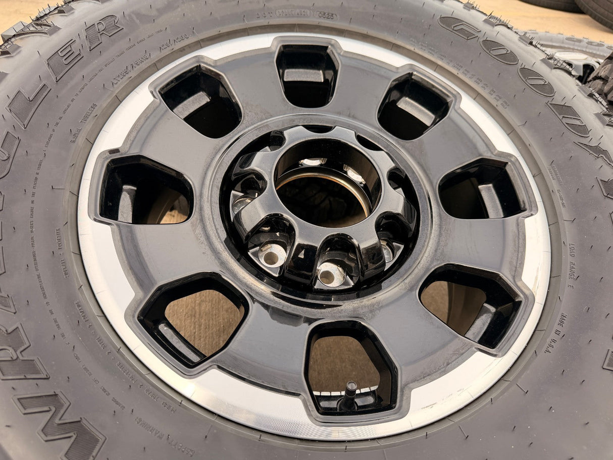 18" Ford F-250 F-350 OEM TREMOR rims wheels 10482 DURATRAC R/T 35" 2025 2026 Texas Truck Tire