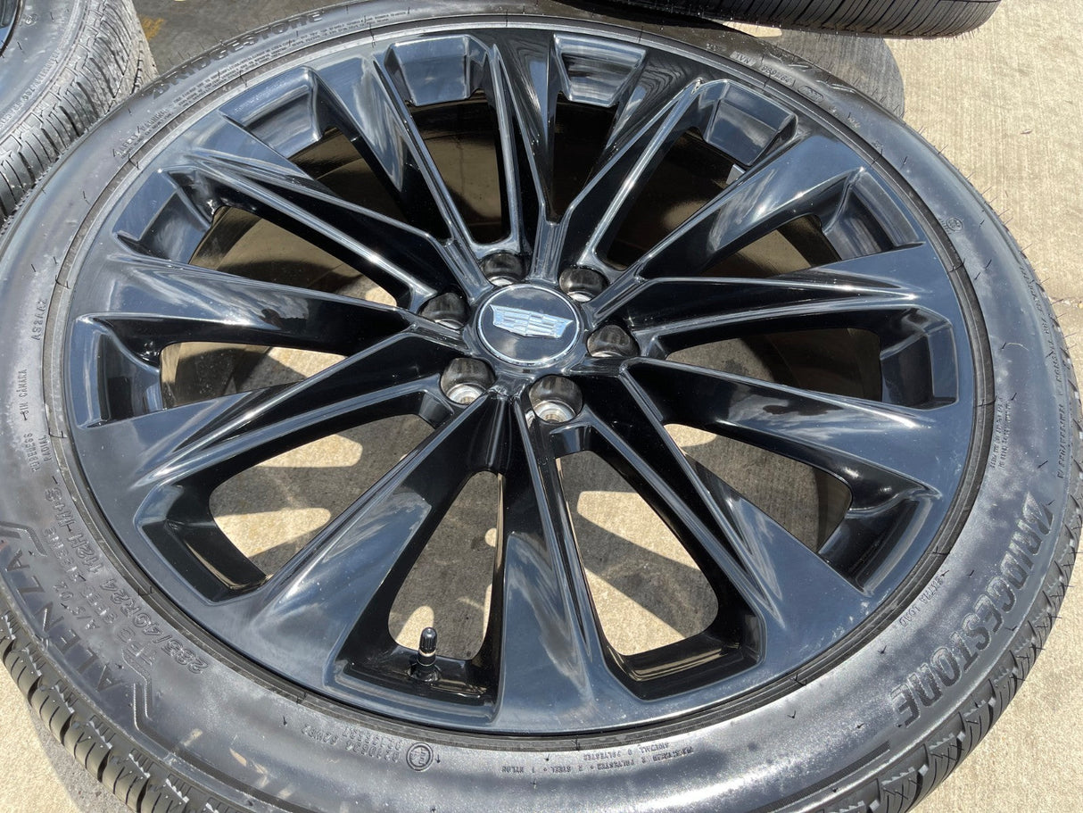 24" Cadillac Escalade V OEM ONYX wheels rims 2022 2023 2024 2025 2026 NEW Texas Truck Tire