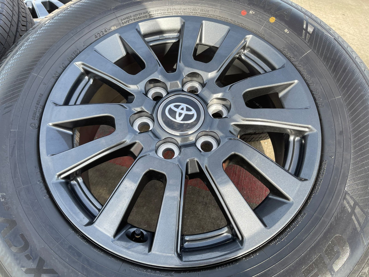 18" Land Cruiser Tundra Sequoia 4Runner GX550 OEM 95953 wheels rims tires NEW Texas Truck Tire