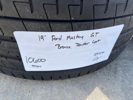 19" Ford Mustang GT Track Pack OEM 10600 10603 Bronze wheels rims 2025 2026 NEW Texas Truck Tire