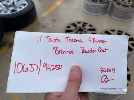 17" Toyota 4Runner Tacoma TRD OEM 94254 10637 wheels rims BRONZE 2025 2026 NEW Texas Truck Tire