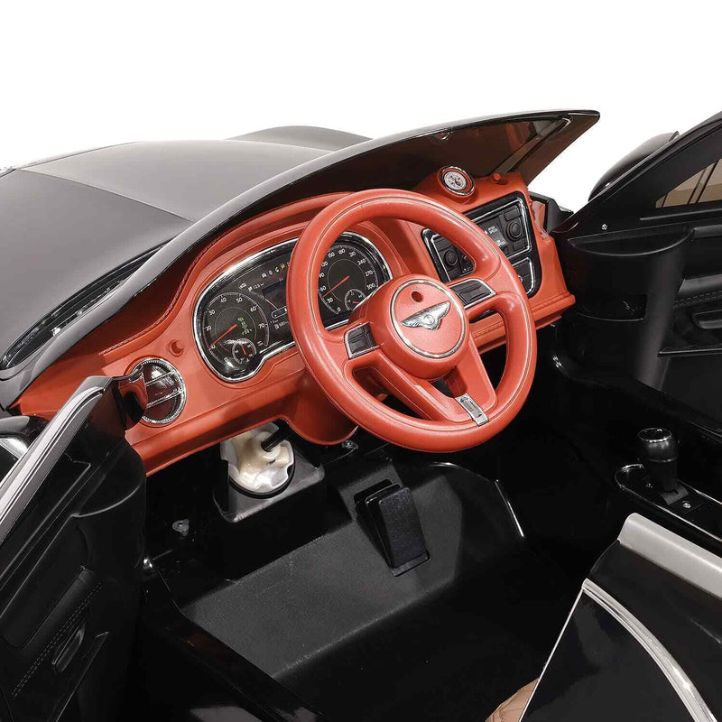 12V Kids Ride-On Car SUV with Licensed Bentley Bentayga Design, EVA Rubber Tires, 2 Motors, and Remote Control