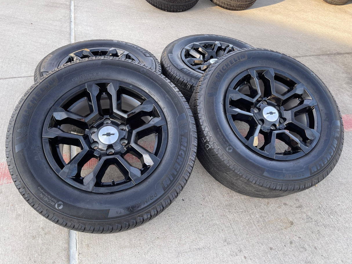 18" Chevy Silverado Suburban Tahoe OEM 14091 wheels rims GMC MICHELIN Texas Truck Tire