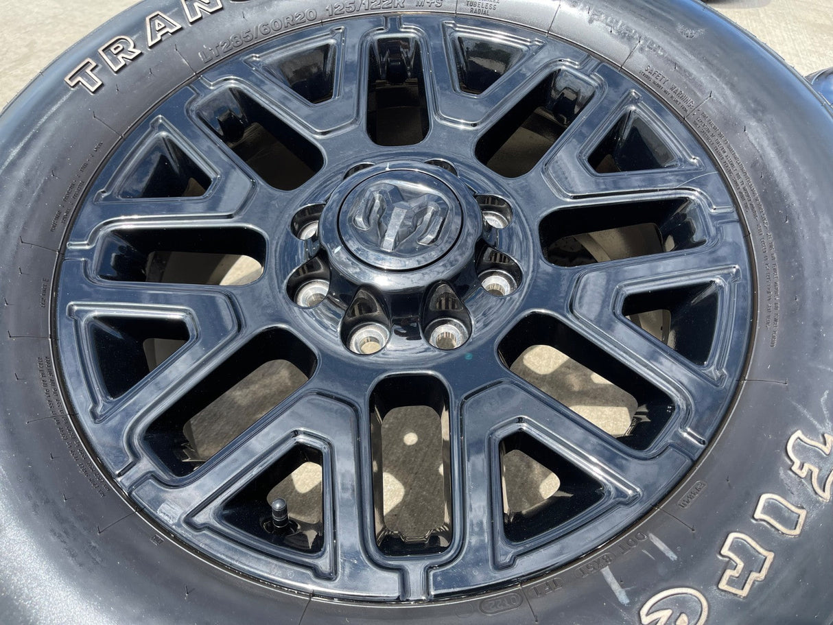 20" Dodge Ram 2500 3500 LARAMIE OEM 51649 wheels rims 2025 2026 Texas Truck Tire