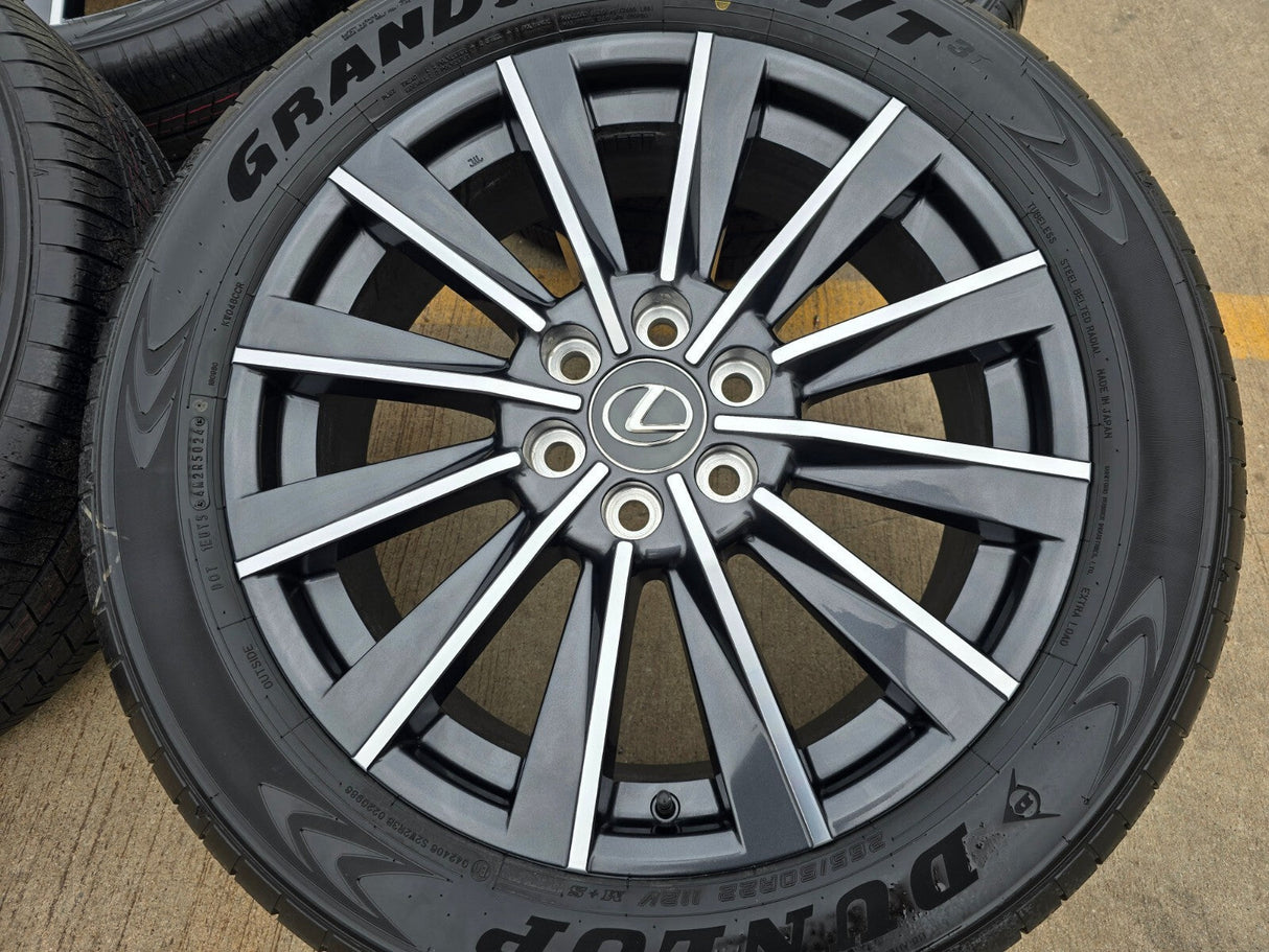 22" Lexus GX550 OEM wheels rims Toyota Land Cruiser Tundra 78519 LX600 2025 NEW Texas Truck Tire