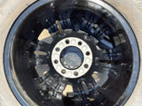 20" GMC Sierra Chevy 2500 OEM 5957 BLACK DIAMOND wheels rims 2024 2025 2026 NEW Texas Truck Tire