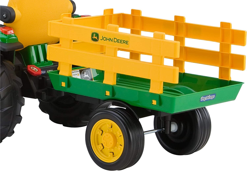 John Deere Ground Force Tractor and Trailer Set