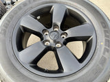 20" Dodge Ram 1500 OEM wheels rims 2495 black 5x139 tires BRIDGSETONE NEW Texas Truck Tire