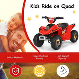 Electric Rechargeable Battery Quad ATV for Kids - 4-Wheeled Quad Bike for Children