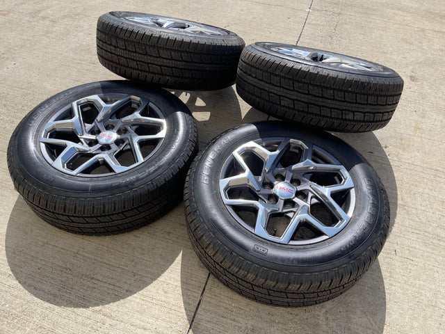 20" GMC Sierra Yukon AT4 Tahoe Silverado 95369 OEM wheels rims DISCOUNTED Texas Truck Tire