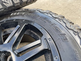 20" Toyota Tundra Sequoia T FORCE TSS TRD OEM black wheels rims 5x150 NEW BFG Texas Truck Tire