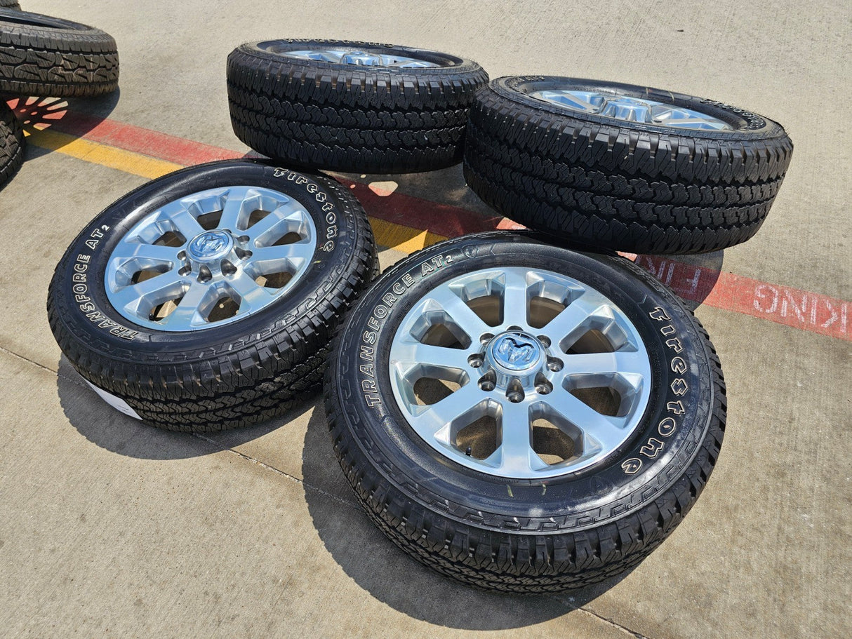 20" Dodge Ram 2500 3500 LARAMIE OEM 2700 wheels rims tires 2024 2025 2026 NEW Texas Truck Tire