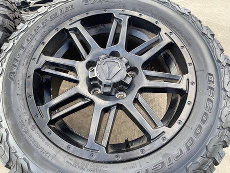 20" Toyota Tundra Sequoia T FORCE TSS TRD OEM black wheels rims 5x150 NEW BFG Texas Truck Tire