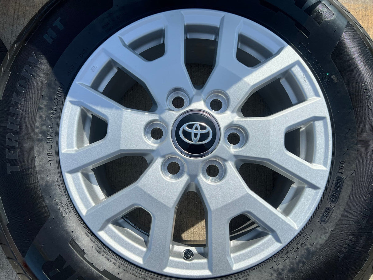 17" Toyota Tacoma 4Runner TRD OEM 94254 10637 wheels rims 2025 2026 GOODYEAR NEW Texas Truck Tire