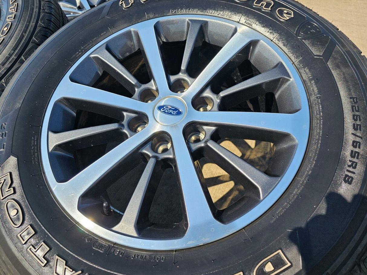 18" Ford F-150 Expedition 10142 OEM rims wheels tires 2018 2019 2020 2022 2023 Texas Truck Tire