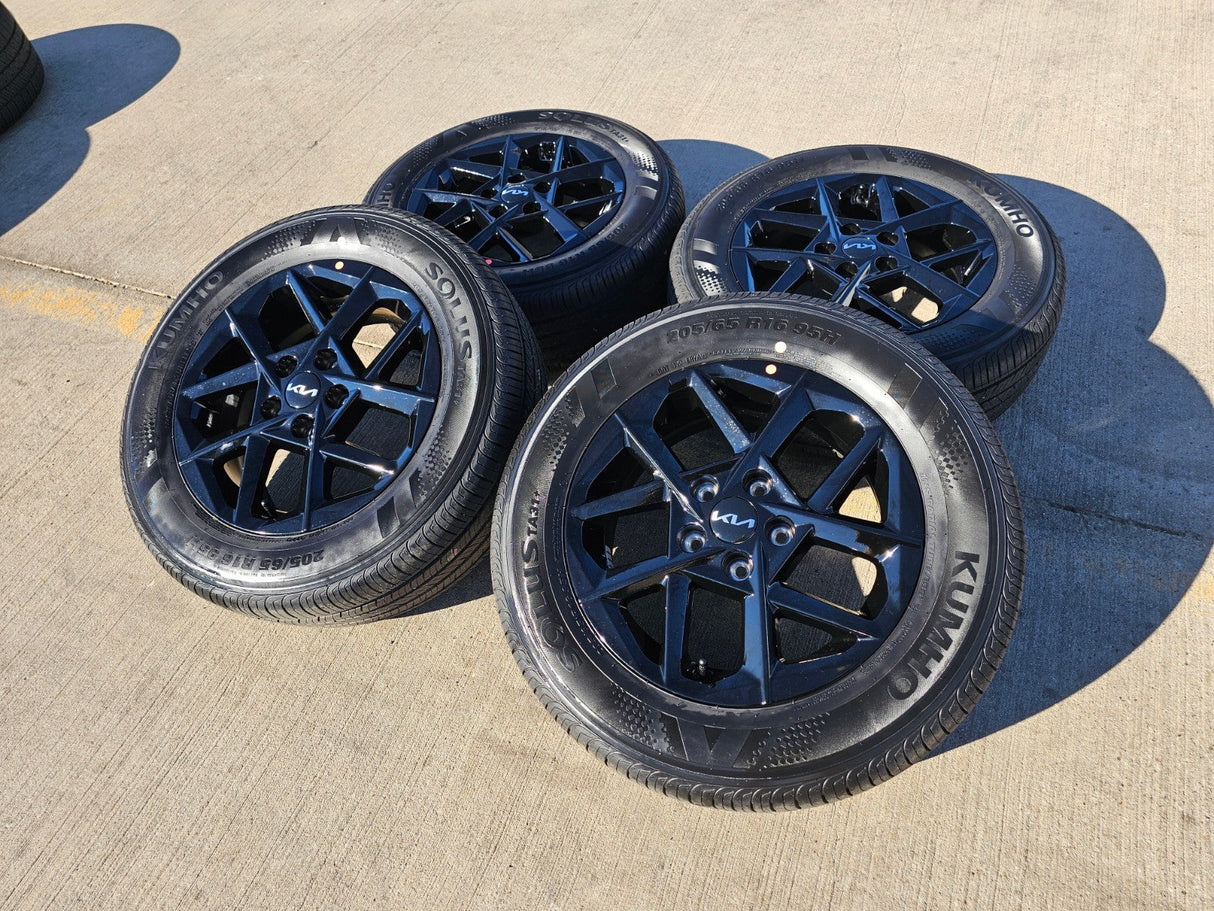 16" Kia K4 K5 OEM wheels rims tires Stinger Forte Optima 2023 2024 2025 2026 NEW Texas Truck Tire