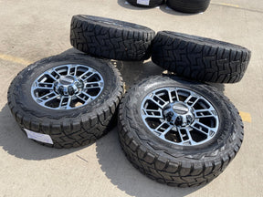 20" Ford F-250 F-350 OEM 10302 10483 LIMITED wheels rims 2024 2025 2026 TOYO 35" Texas Truck Tire