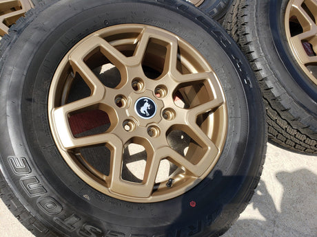 18" Ford Bronco BRONZE HERITAGE wheels rims tires 95213 Ranger tires NEW Texas Truck Tire