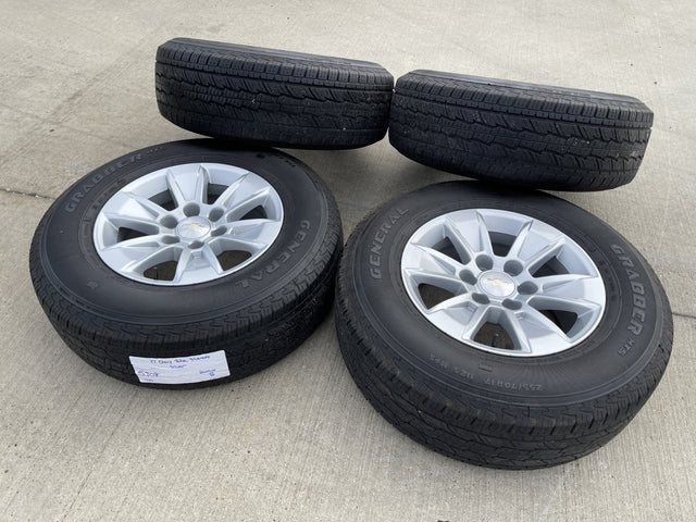 17" Chevy Silverado Colorado Canyon OEM wheels rims 5908 GMC Sierra Yukon Texas Truck Tire